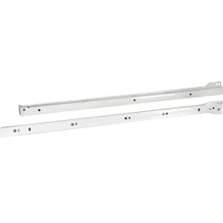 Coulisses à galets pour tiroirs en acier époxy Diall L.55 cm- Clearance