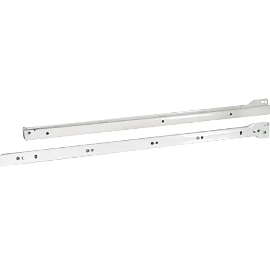 Coulisses à galets pour tiroirs en acier époxy Diall L.55 cm- Clearance