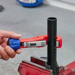 Coupe tube acier inoxydable Ø35 mm rouge et bleu^Knipex Best