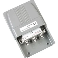 Coupleur TV/SAT blindé TNT 2 entrées-Optex Best