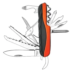 Couteau multifonction 15 en 1. Orange^Ironguard