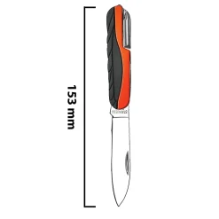 Couteau multifonction 15 en 1. Orange^Ironguard