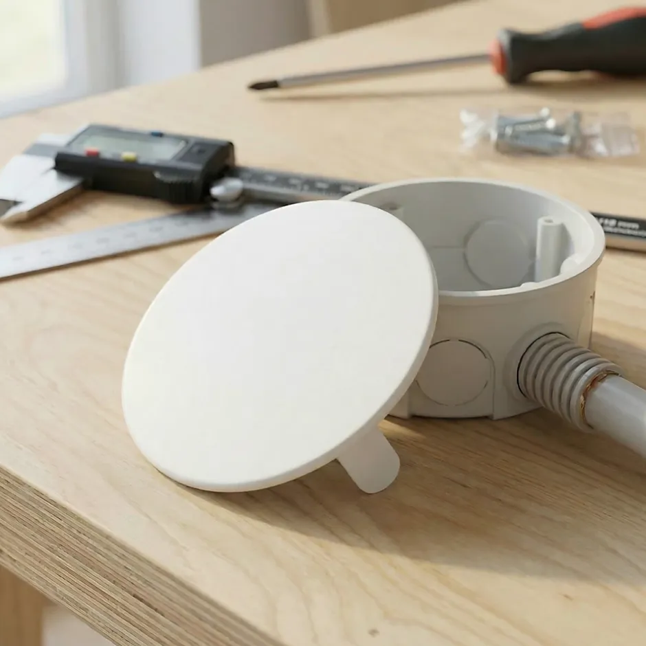 Couvercle de boîte de dérivation ø118 mm à clipser-Jacobsen Best