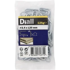 Crampillons en acier galvanisé 2,4x20 - 125g-Diall Clearance