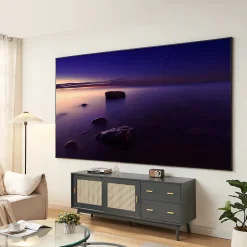 Écran de projection mural Väkhoga 120 pouces Full HD 4K 8K HDR gris en.casa^[En.Casa] Outlet
