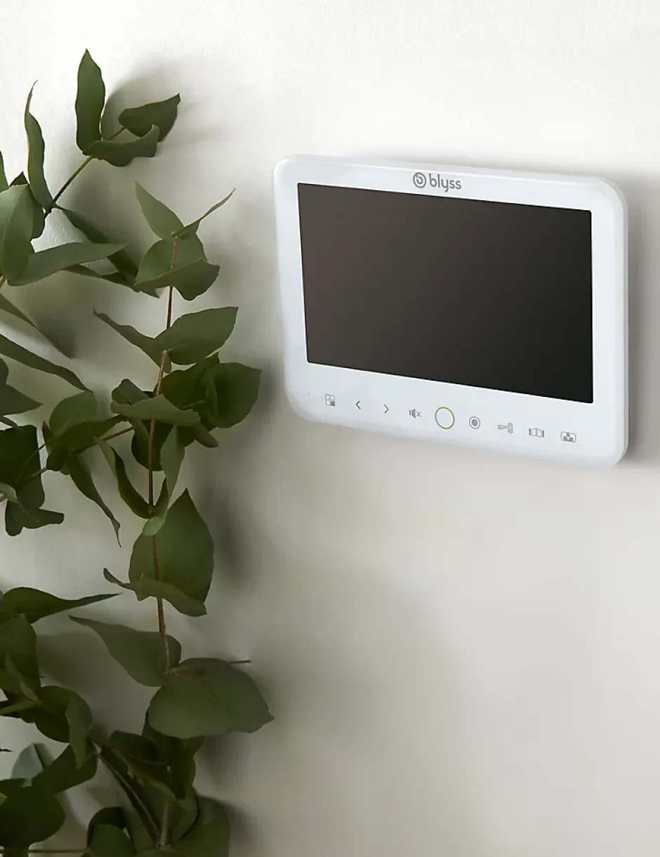 Écran vidéo filaire Jelbi blanc 7"^Blyss Clearance