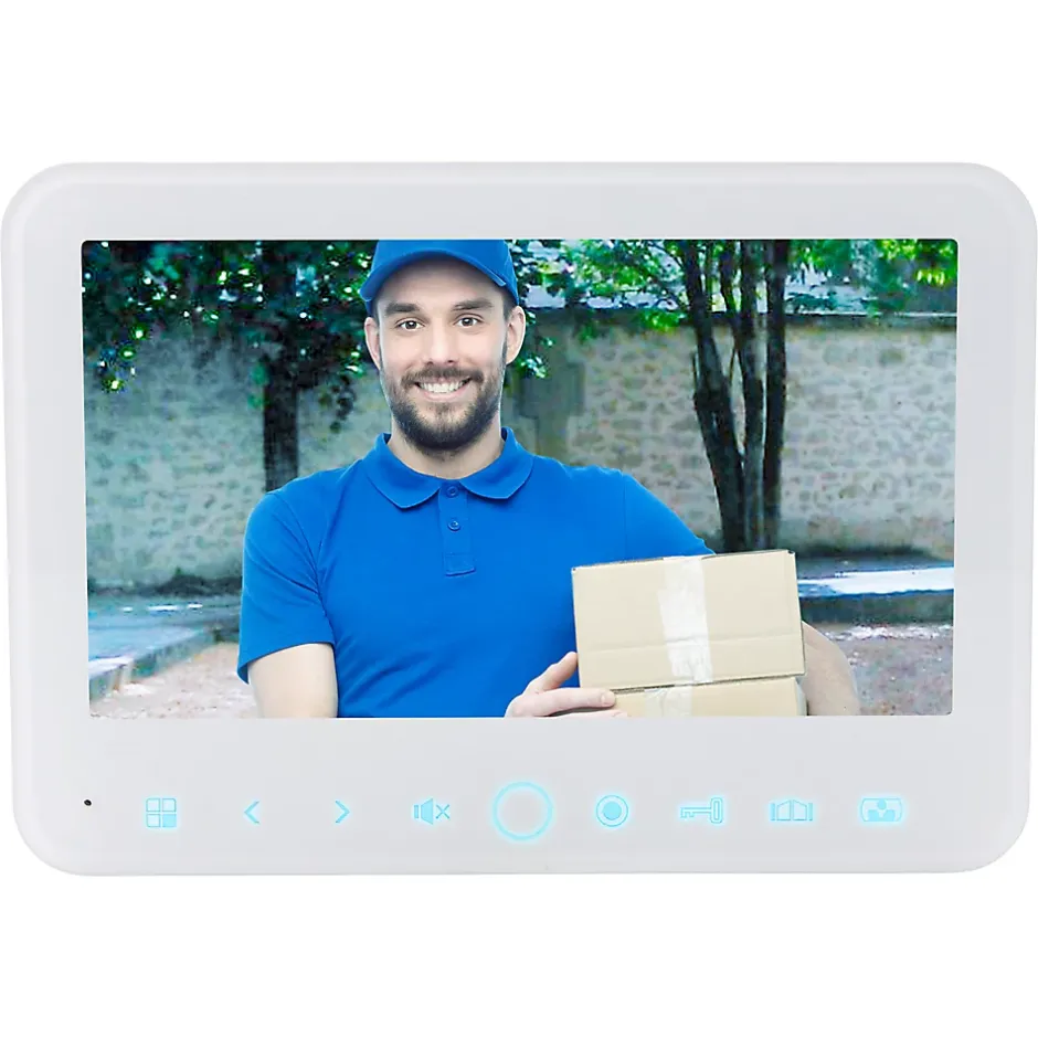 Écran vidéo filaire Jelbi blanc 7"^Blyss Clearance