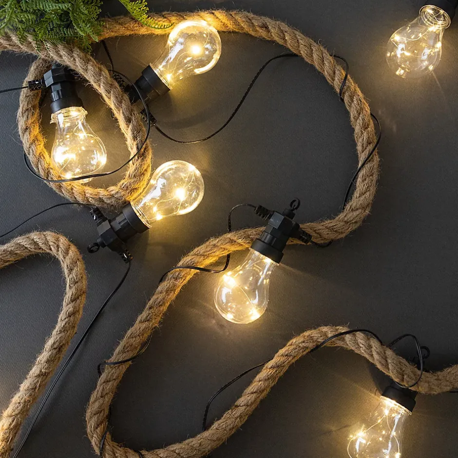 5m Corde de Jute Epaisseur 20mm - Personnalisation Possible Tous les 5m - Corde Solide - Torsadé Fibres Naturelles^Creative Deco Discount