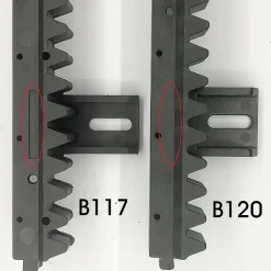 Cremaillere en nylon, ame acier en 50 cm, ref : PB120 (nouveau modele 2021) - 1410-Proteco