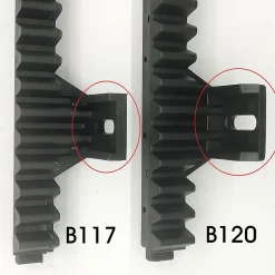 Cremaillere en nylon, ame acier en 50 cm, ref : PB120 (nouveau modele 2021) - 1410-Proteco