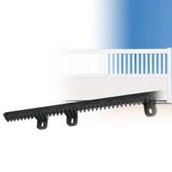 Crémaillère gauche en plastique de couleur Noire 50CM-Avidsen New