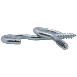 Crochet à visser zingué filet bois-Viswood Discount