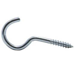 Crochet à visser zingué filet bois-Viswood Discount