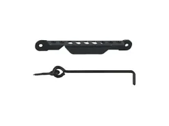 Crochet crémaillère à poignée acier noir l. 600 mm^Afbat Discount