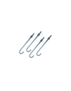 Crosse ancrage M24X800 Filetée sur 150 + Ecrou + Rondelle Acier zingué - 1 pièce^Vis Express Clearance