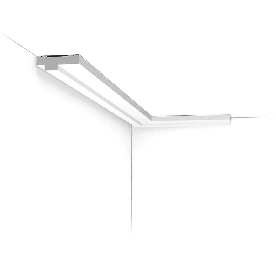 CX160 Corniche plafond - 1,3x4x200cm (h x p x L) - moulure décorative polymère A l'unité^Orac Decor