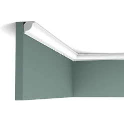 CX132 Corniche plafond - 2x2x200cm (h x p x L) - moulure décorative polymère A l'unité-Orac Decor Sale