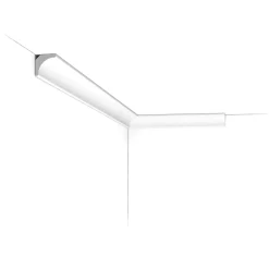 CX133 Corniche plafond - 2x2x200cm (h x p x L) - moulure décorative polymère A l'unité-Orac Decor Sale