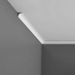 CX133 Corniche plafond - 2x2x200cm (h x p x L) - moulure décorative polymère A l'unité-Orac Decor Sale