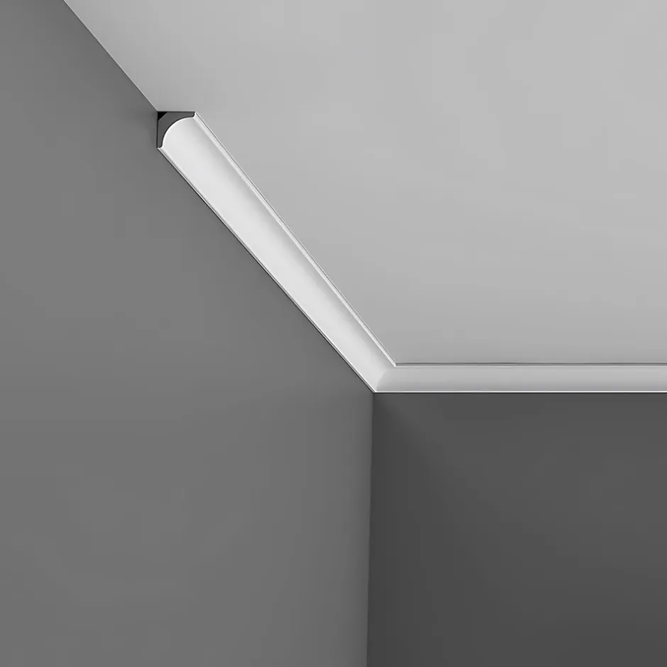 CX133 Corniche plafond - 2x2x200cm (h x p x L) - moulure décorative polymère A l'unité-Orac Decor Sale