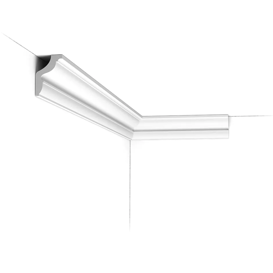 CX148 Corniche plafond - 4,5x3x200cm (h x p x L) - moulure décorative polymère Carton 8 pièces^Orac Decor New