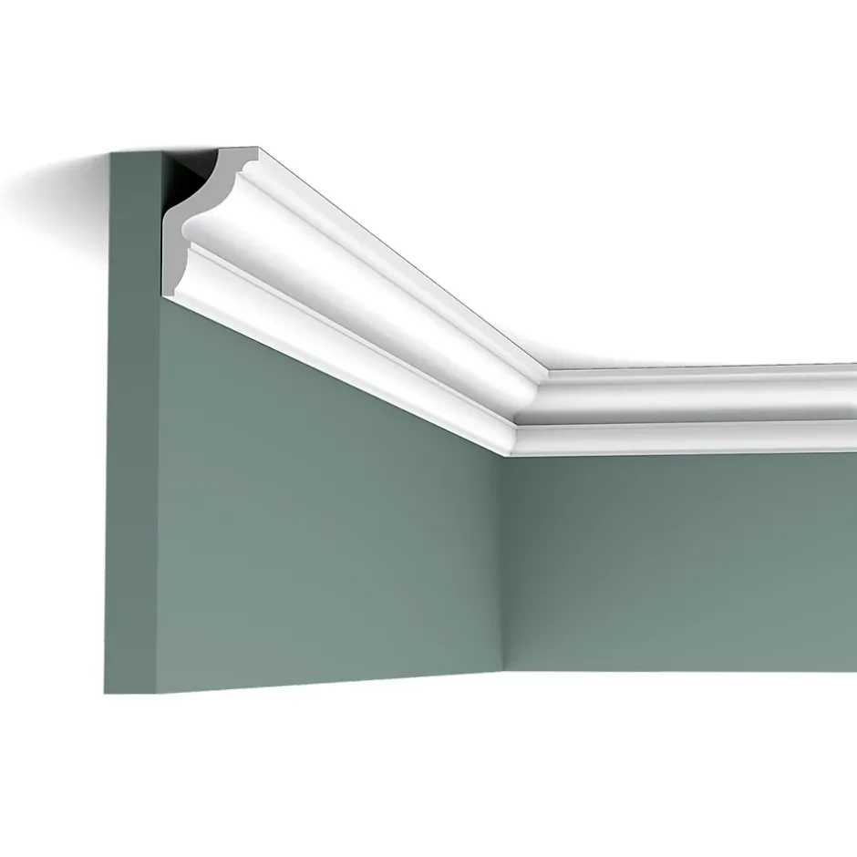 CX148 Corniche plafond - 4,5x3x200cm (h x p x L) - moulure décorative polymère Carton 8 pièces^Orac Decor New