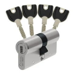 Cylindre 2 entrées nickel 42.5 X 42.5 mm-Vachette