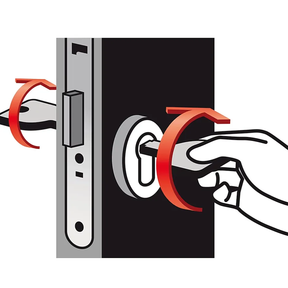 Cylindre 2 entrées nickel 42.5 X 42.5 mm-Vachette