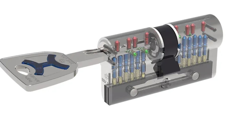 Cylindre débrayable 2 entrées 40X50-Bricard New
