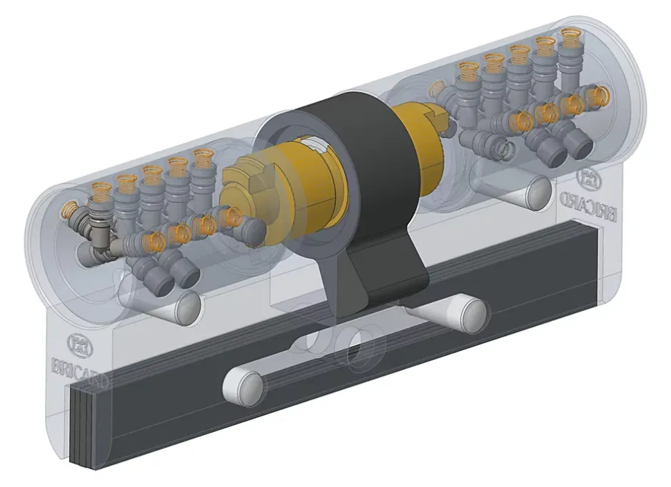 Cylindre débrayable Chifral x40 L.30x40 mm^Bricard Hot