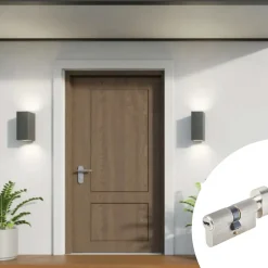 Cylindre de sécurité à bouton 30 x 30 mm^Vachette Outlet