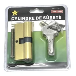 Cylindre de sécurité de 70 mm avec 5 clés renforcées-Jod1 Hot