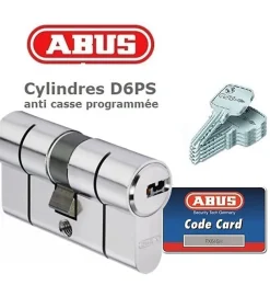 Cylindre de sécurité pour porte barillet 30 x 60 mm D6PS ABUS 5 clés-Autres Sale