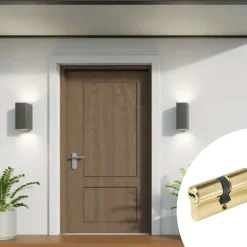 Cylindre de sécurité laiton 30 x 30 mm^Vachette Online