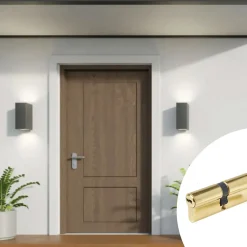 Cylindre de sécurité laiton 40 x 40 mm^Vachette Outlet