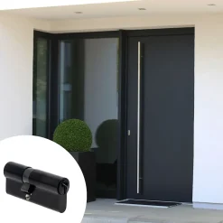 Cylindre de Serrure 30X40 mm finition PVD noir V5 3 clés^Vachette Online