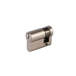 Cylindre laiton nickel satiné 30 x 10mm-Smith & Locke Outlet