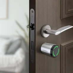 Cylindre électronique de serrure connecté étanche -13 double à badge rfid mifare-LOCKY Discount