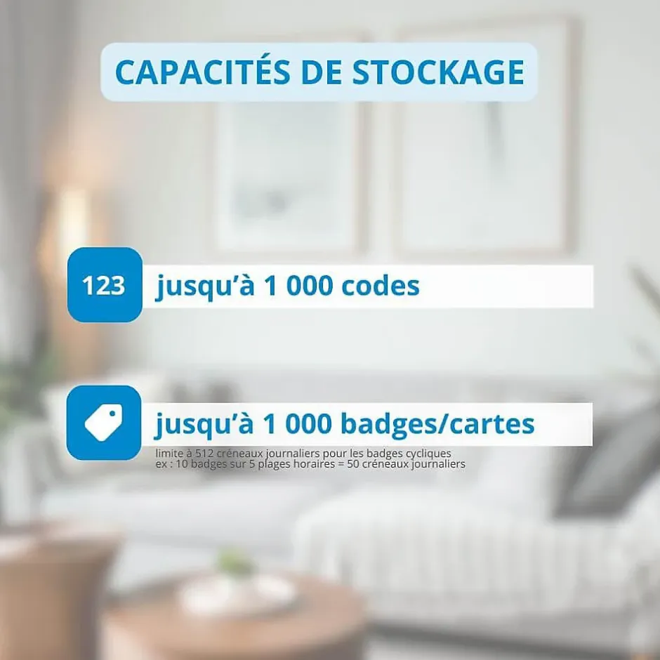 Cylindre électronique de serrure connecté -10 code à code et badge rfid mifare^LOCKY Online