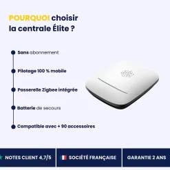 - Pack Alarme Maison sans Fil Elite (Tranquillité+) - Centrale PA501Z - Kit XXL 20 Accessoires + 2 Caméras solaires Motoris^Daewoo Discount