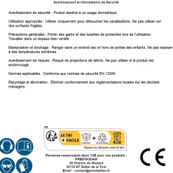 Déboucheur à Pompe 370 mm - Efficace pour Évacuer les Obstructions - Outil Pratique et Durable -^Silverline Discount