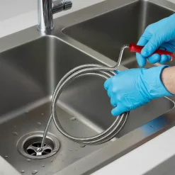 Déboucheur à ressort 3m acier 50mm D.6mm- Sale