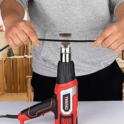 Décapeur thermique 2000W Pistolet à Air Chaud coffret avec 8 accessoires^Teeno