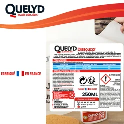 Décolleur de papier peint Dissoucol - surface de couverture 140 m² - contenance 0,25 L - 30611831^Quelyd Best