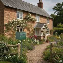 Boîte aux lettres PTT - simple face - vert^Decayeux New