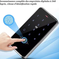 Digicode à codes et empreintes digital pour porte et portillon-Automatisme Passion Clearance