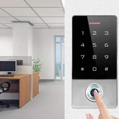 Digicode avec lecteur d'empreintes connecté wifi et lecteur RFID-Automatisme Passion Sale