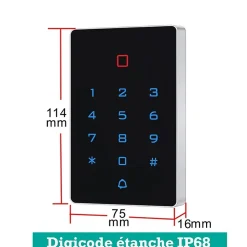 Digicode connecté wifi de portail et portillon pilotable par téléphone-Automatisme Passion Best