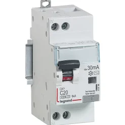 Disjoncteur différentiel type AC 30mA - 20A-Legrand Sale