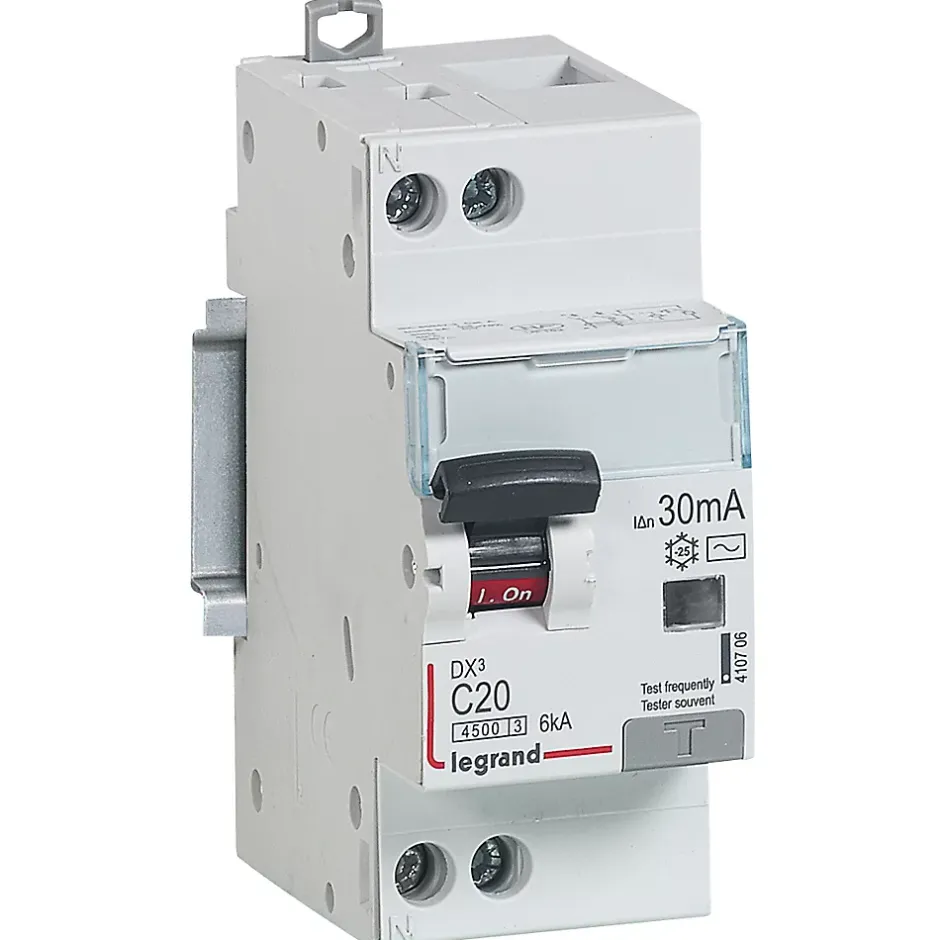 Disjoncteur différentiel type AC 30mA - 20A-Legrand Sale